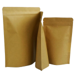 Papirnata troslojna vrećica sa ZIP LOCK zatvaračem – smeđa