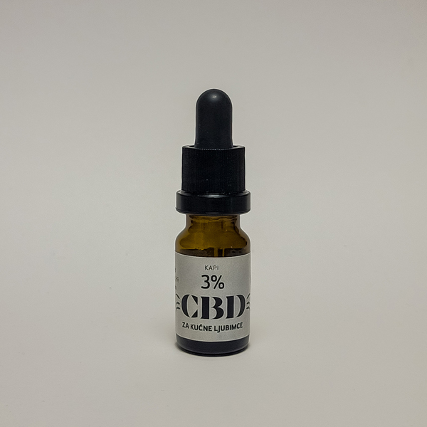 CBD kapi za kućne ljubimce 3%