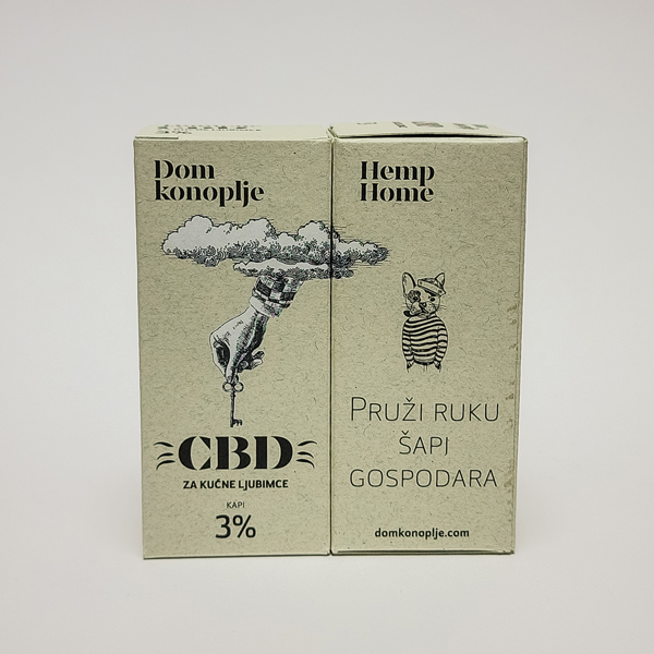 CBD kapi za kućne ljubimce 3%